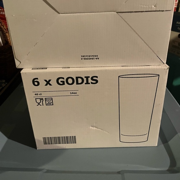 IKEA GODIS Glass Set - White - Picture 2 of 2